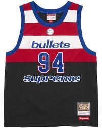Supreme - Mitchell & Ness Teams Basketball Jersey "Ss26 - Lyst