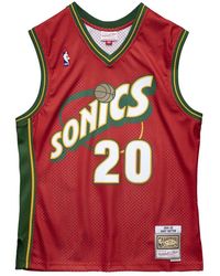 Mitchell & Ness - Swingman Jersey "Nba Seattle Supersonics 1999 Gary Payton" Smjygs20057 Ssured199Gpa" - Lyst