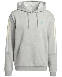 adidas - Donovan Mitchell Pullover Hoodie "Medium Heather" Hb6761" - Lyst