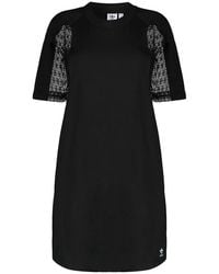 adidas - Originals Lace T-Shirt Dress Fm1742" - Lyst