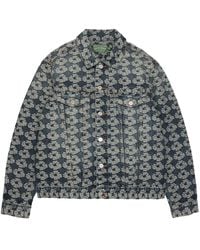 DENIM TEARS - Wreath Denim Jacket Jacquard Dt924" - Lyst