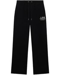 LAB C.O. OFF WHITE - Diag Open Hem Fleece Jogger Labf26B051-Blk" - Lyst