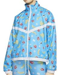 Nike - Sportswear Woven Printed Jacket "Light Current" Cj3719 487" - Lyst