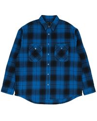 Purple Brand - Plaid Flannel Ls Shirt Casual Button-Down Shirts Prp Xtps 0020" - Lyst