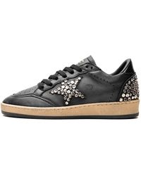 Golden Goose - Ball Star Nappa Upper And Spur Leather Star Shiny Leather Heel With Studs Gwf00117.F004375.90100" - Lyst