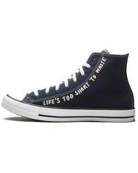 Converse - Chuck Taylor All Star Hi "Life's Too Short To Waste" 166372C" - Lyst