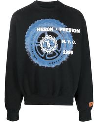 Heron Preston - Off Road Logo Crewneck Sweatshirt Hmba020F22Jer0021040" - Lyst
