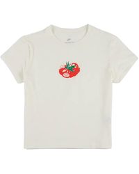 Nike - Sportswear Chill Knit Slim Mod-Cropped T-Shirt "Sail" Io3531 133" - Lyst
