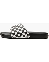 Vans - La Costa Slide-on "checkerboard" Shoes - Lyst