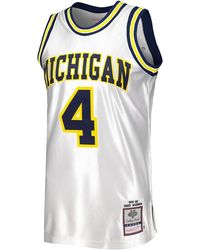 Mitchell & Ness - Ncaa Jersey Michigan 1991 Chris Webber "Michigan" Ajy55329 Umi91Cwewhit" - Lyst