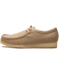Clarks - Wallabee "Camel Wool" 26178212" - Lyst