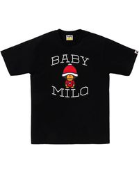 A Bathing Ape - Christmas Baby Milo T-Shirt 002Tel701002Fblk" - Lyst