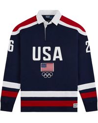 Polo Ralph Lauren - Team Usa Rugby Sweatshirt 710P05264001" - Lyst