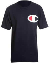 Champion - Heritage T-Shirt Big C Gt19 Wht" - Lyst