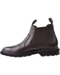 Clarks - Burchill Up "Dark Leather" 26179403" - Lyst