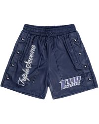 Triple Sevens - Nylon Button Up Shorts Ts7040" - Lyst