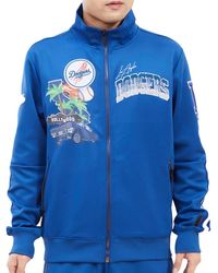 Pro Standard - Los Angeles Dodgers Home Town Track Jacket Lld633571 Dbl" - Lyst
