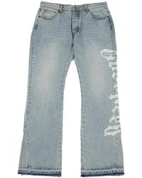 GODSPEED NEW YORK - Og Logo Flared Printed Denim Jeans Wash" Gs113" - Lyst