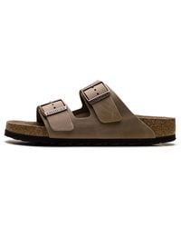 Birkenstock - Arizona Soft Footbed "Oiled Leather Tobacco Soft Footbed" 552811" - Lyst