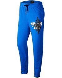 Nike - Jumpman Wings Classic Fleece Jogger Pants "Royal" Bq8470 480" - Lyst