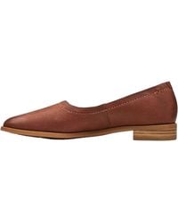 Clarks - Pure Walk "Dark Tan Leather - Lyst