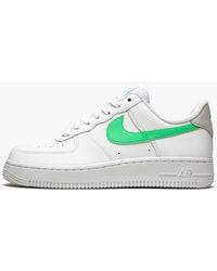 Nike - Air Force 1 Lo '07 Mns "white / Green Glow" Shoes - Lyst