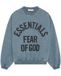 Fear Of God - Campus 90's Crewneck Sweatshirt "Faded Coastal" 192Sp266593F" - Lyst