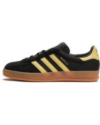 adidas - Gazelle Indoor "black / Yellow" Shoes - Lyst