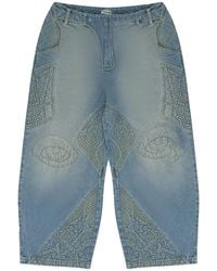 House of Errors - Moto Straight-Fit Jeans Hoe Jns Moto" - Lyst