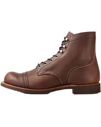 Red Wing - Heritage Iron Ranger 6 Inch Cap Toe Boots "Amber" 8111" - Lyst