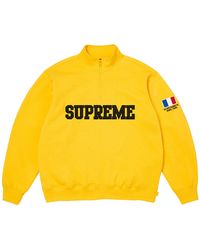 Supreme - Shop Flag Half Zip Pullover "Ss26 - Lyst