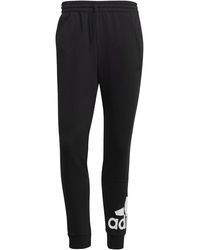 adidas - Essentials French Terry Tapered Cuff Logo Pants Gk8968" - Lyst