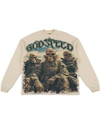 GODSPEED NEW YORK - Squadron Thermal Sweatshirt "Bone" Gs119" - Lyst