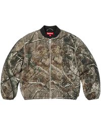Supreme - Zip Off Sleeve Quilted Bomber Jacket "Realtree Camo" Su25896" - Lyst