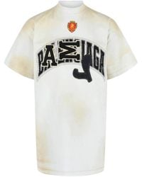 Balenciaga - Skater Oversized T-Shirt "Dirty" 739028 Tovn2 9012" - Lyst