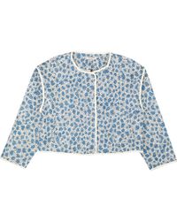Opening Ceremony - Leopard Printed Quilted Jacket R20Aok11170" - Lyst