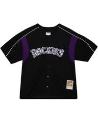 Mitchell & Ness - Authentic Bp Jersey "Mlb Rockies 2003 Larry Walker" Abbf3118 Cro03Lwlblck" - Lyst