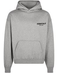 Fear Of God - Essentials Hoodie "Dark Heather Oatmeal Ss22" 192Bt212113F" - Lyst