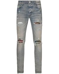 Amiri - Paisley Thrasher Jeans "Clay" Pf22Mds017 408" - Lyst