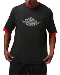 Nike - Flight Essentials Pocket T-Shirt "Night Forest Sail" Io2084 321" - Lyst