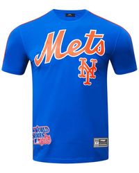 Pro Standard - New York Mets Mesh Taping T-Shirt "Royal" Lnm133617 Ryl" - Lyst