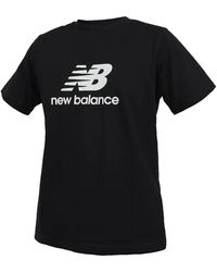 New Balance - Sport Essentials Logo T-Shirt Mt41502Bk" - Lyst