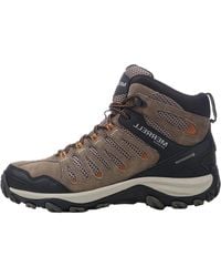 Merrell - Crosslander 3 Mid Waterproof "Boulder Brindle" J036955Z" - Lyst