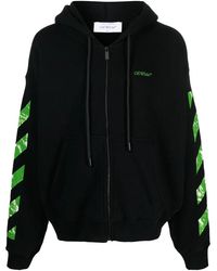 Off-White c/o Virgil Abloh - Moon Cam Arrow Skate Hooded Sweatshirt Lime" Ombe015F23Fle0021050" - Lyst