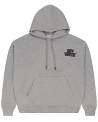 Off-White c/o Virgil Abloh - Hand Arrow Hoodie "Heather" 44Owos26K080 030" - Lyst