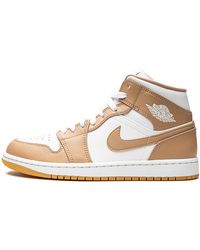 Nike - Air 1 Mid "Tan Gum" 554724 271" - Lyst