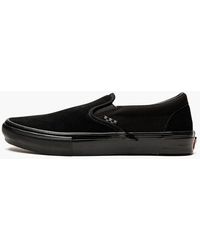 Vans Rubber Slip-on Pro Skate Shoe in (Camo) Black (Black) for Men | Lyst