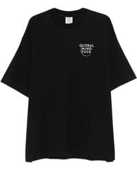 Vetements - Global Mf T-Shirt Me76Tr225B Blac" - Lyst