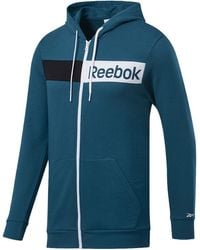 Reebok - Training Essentials Linear Logo Hoodie "Heritage" Fj4696" - Lyst
