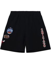 Mitchell & Ness - Team Origins Fleece Shorts "Nba Bulls" Pshr4851 Cbuyypppblck" - Lyst